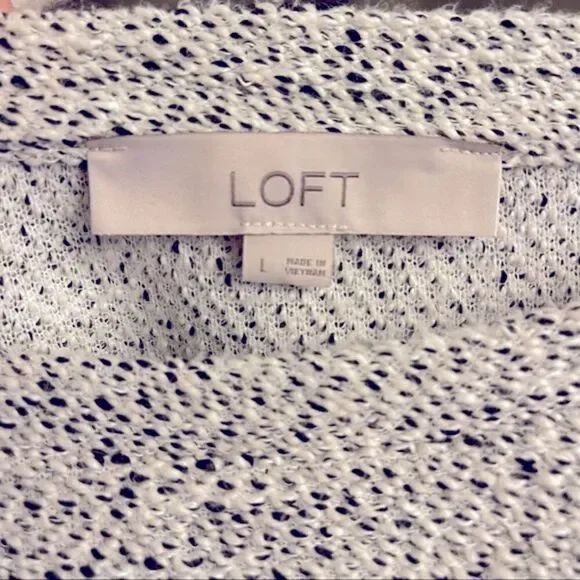 LOFT Boucle Tunic Sweatshirt, Large - Picture 8 of 10